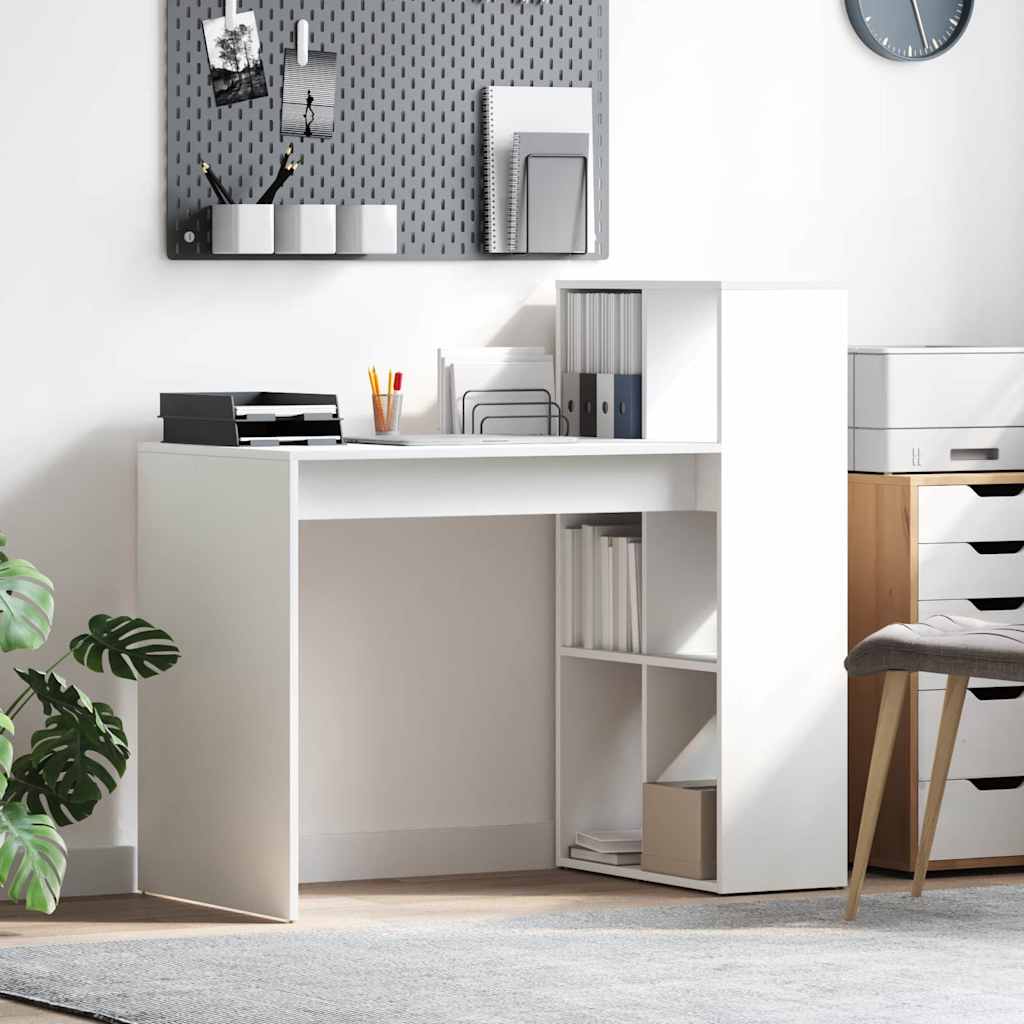Schreibtisch Weiß Holzwerkstoff 108 x 55 x 103.5 cm