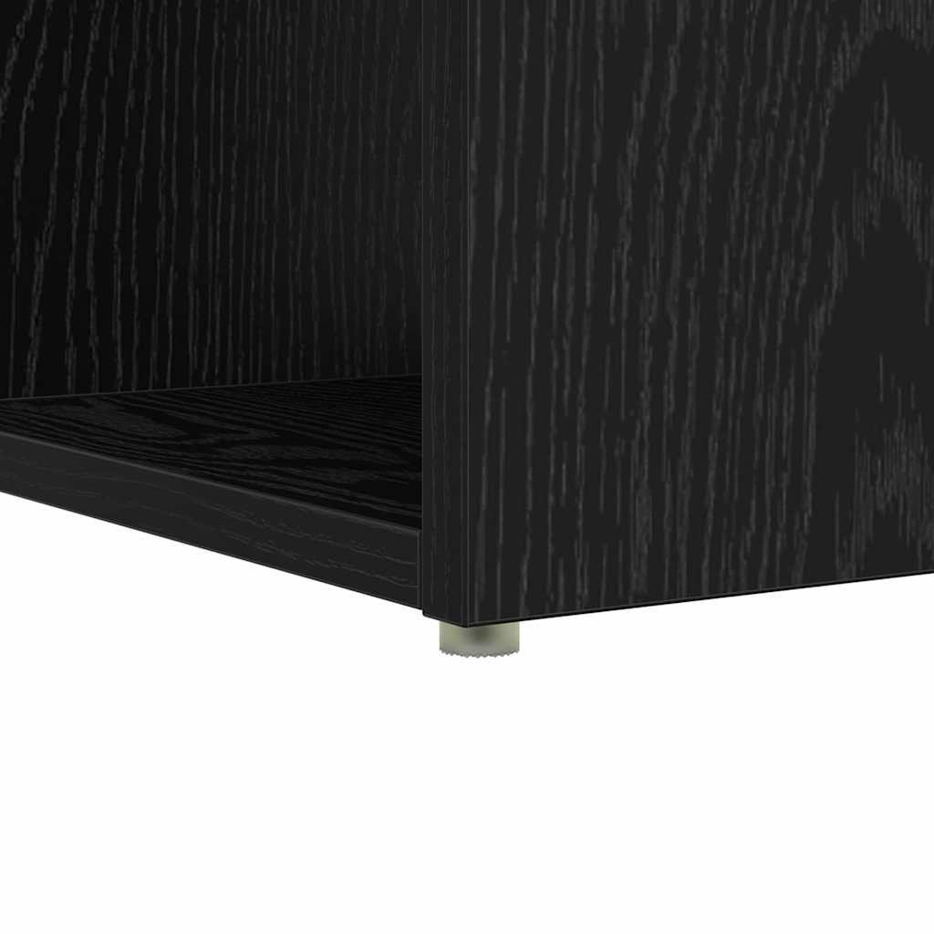 Schreibtisch Schwarz Eichen-Optik Holzwerkstoff