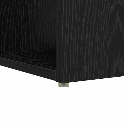 Schreibtisch Schwarz Eichen-Optik Holzwerkstoff