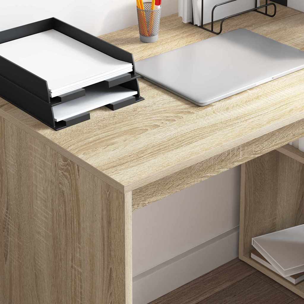 Schreibtisch Sonoma-Eiche Holzwerkstoff 108 x 55 x 103.5 cm