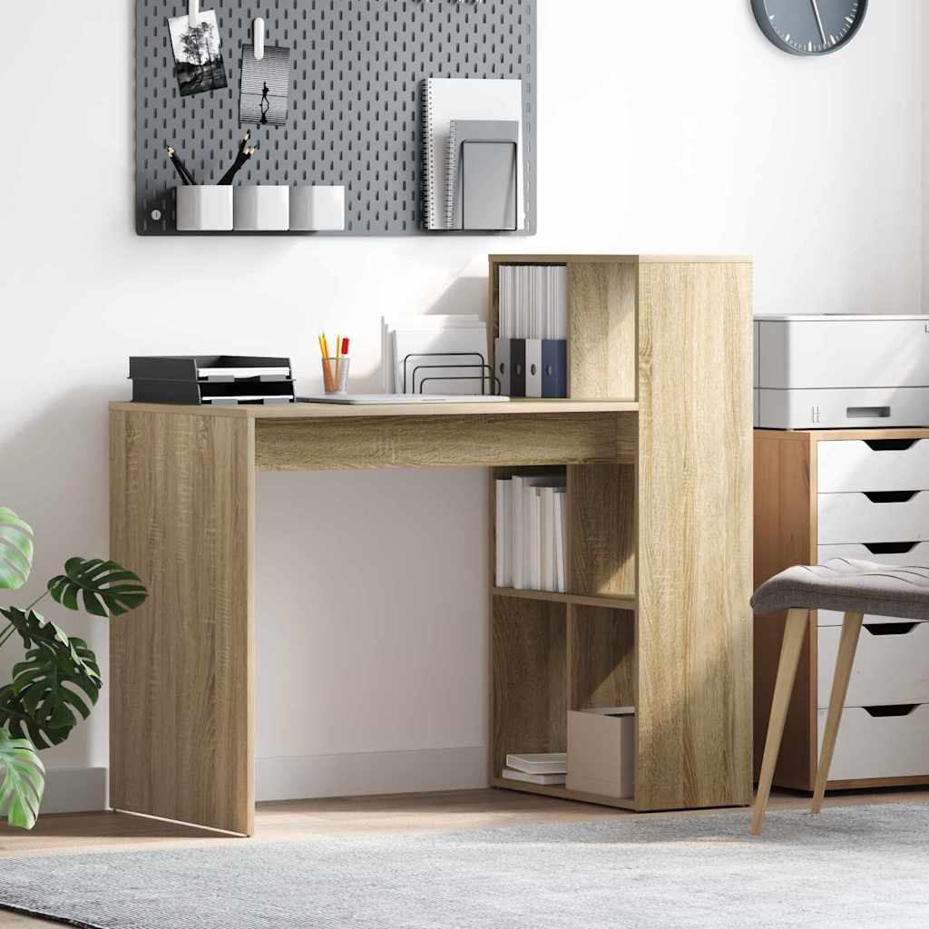 Schreibtisch Sonoma-Eiche Holzwerkstoff 108 x 55 x 103.5 cm