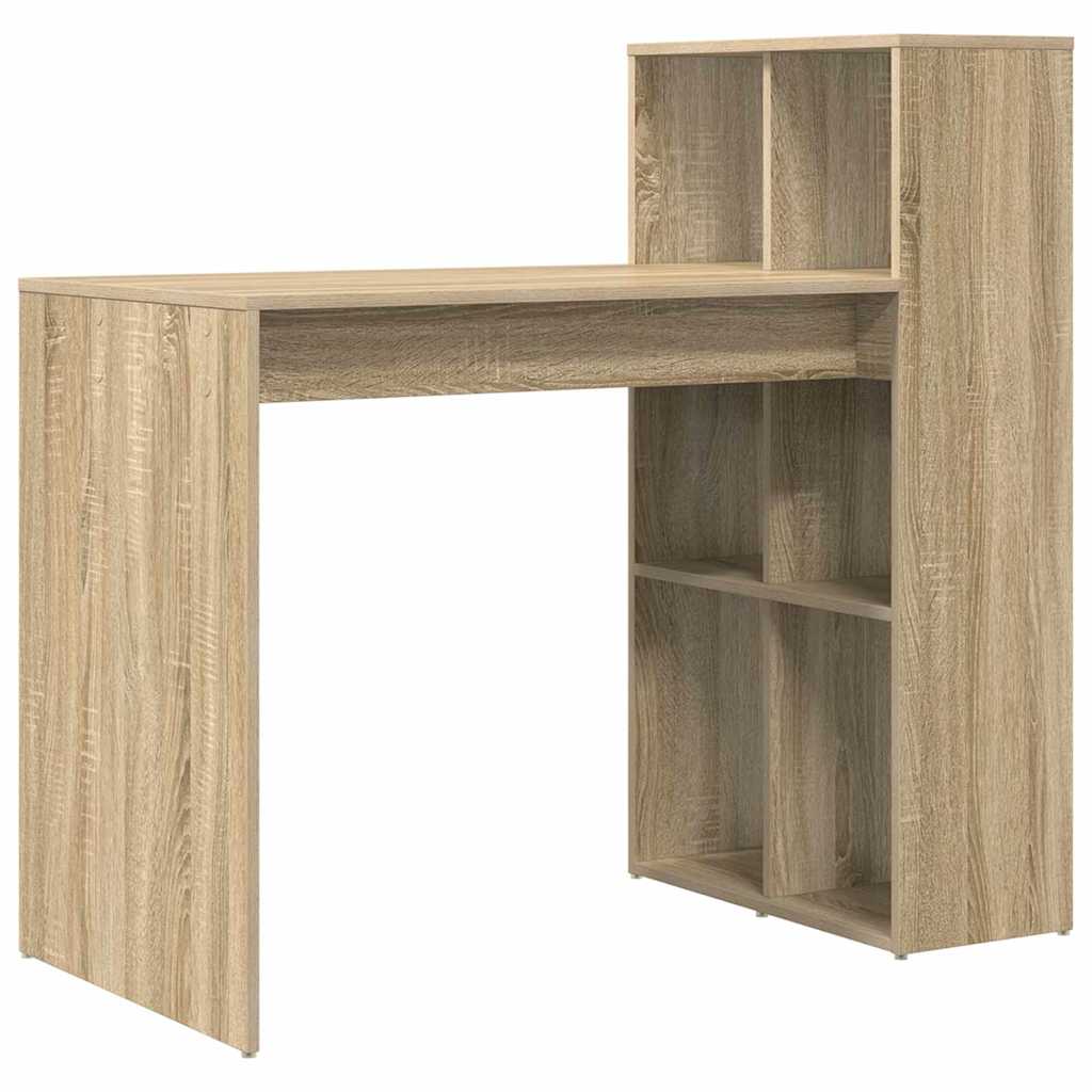 Schreibtisch Sonoma-Eiche Holzwerkstoff 108 x 55 x 103.5 cm
