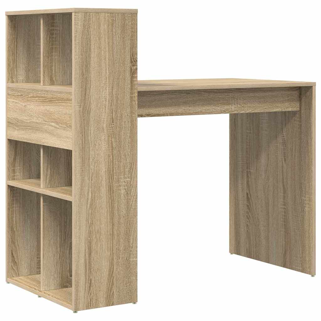Schreibtisch Sonoma-Eiche Holzwerkstoff 108 x 55 x 103.5 cm
