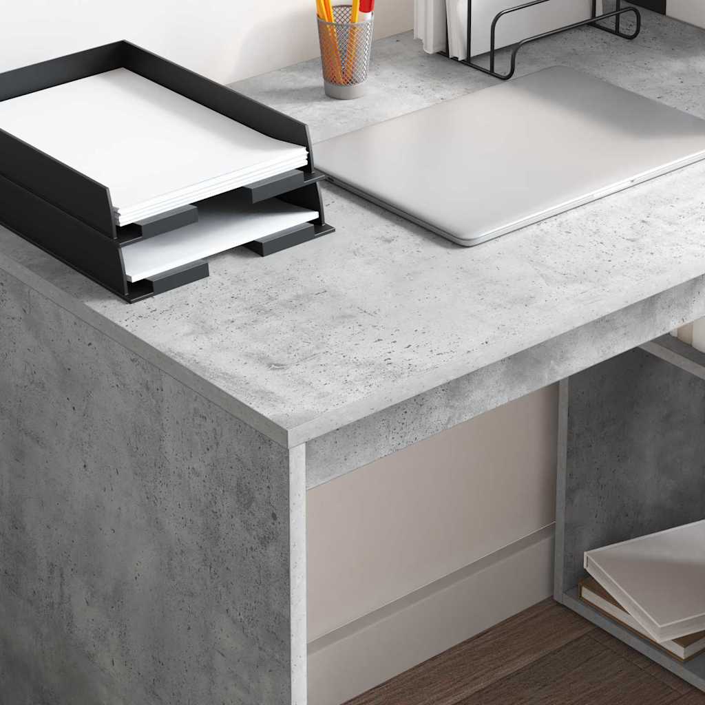 Schreibtisch Beton Grau Holzwerkstoff 108 x 55 x 103.5 cm
