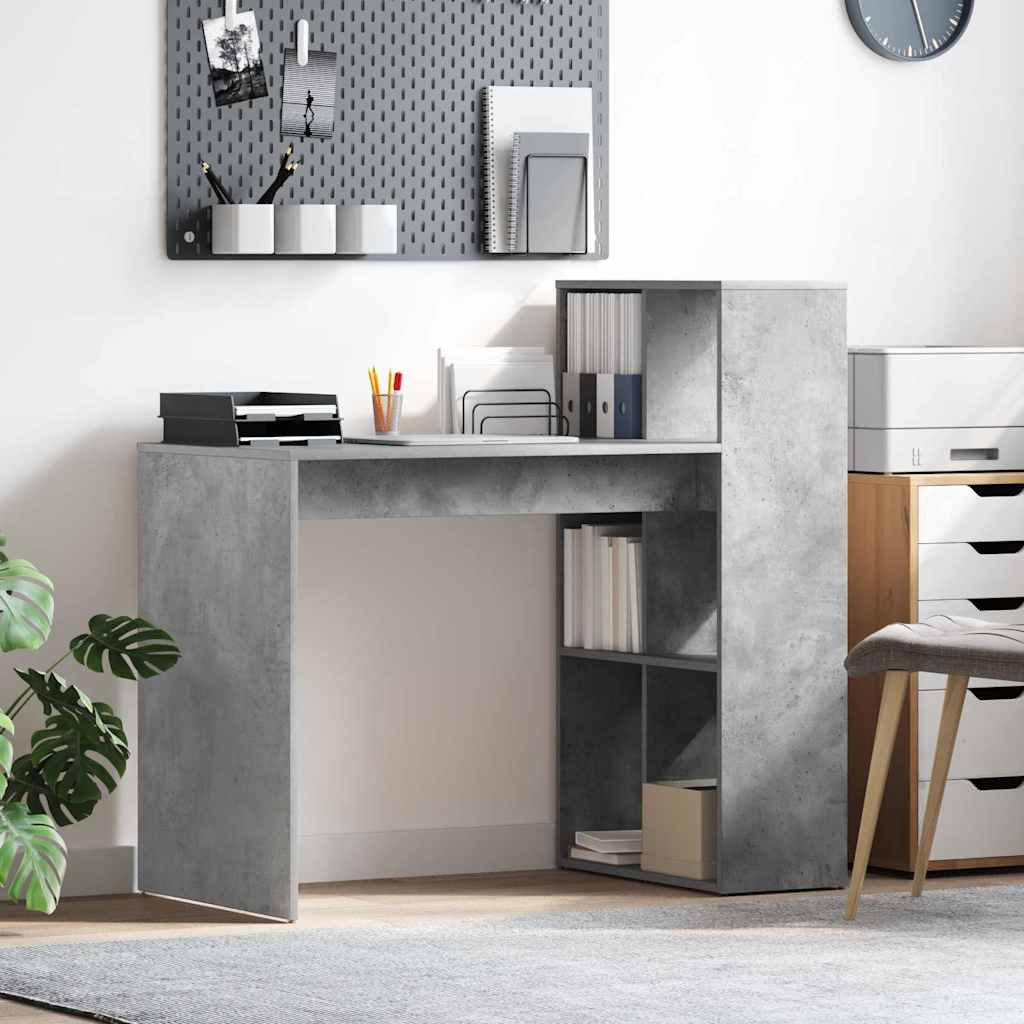 Schreibtisch Beton Grau Holzwerkstoff 108 x 55 x 103.5 cm