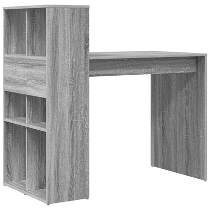 Schreibtisch Graues Sonoma Holzwerkstoff 108 x 55 x 103.5 cm
