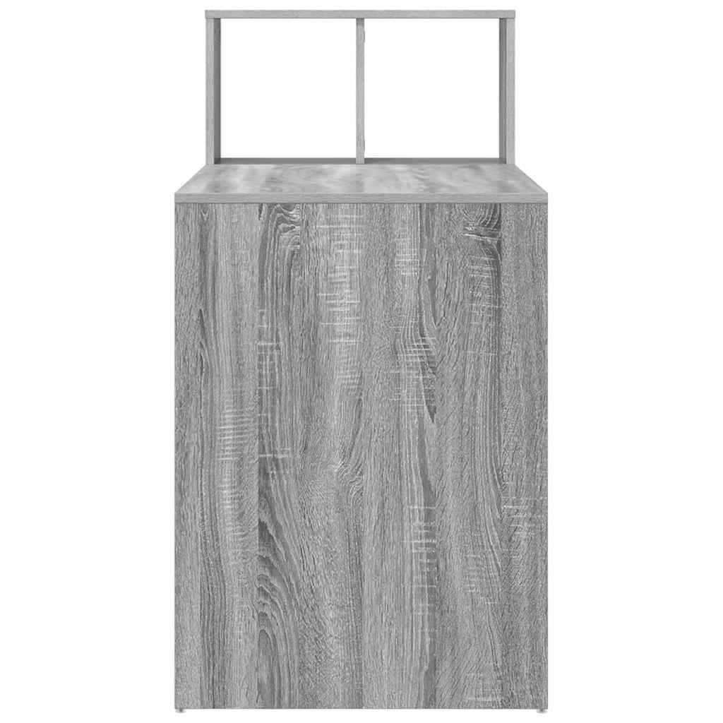 Schreibtisch Graues Sonoma Holzwerkstoff 108 x 55 x 103.5 cm