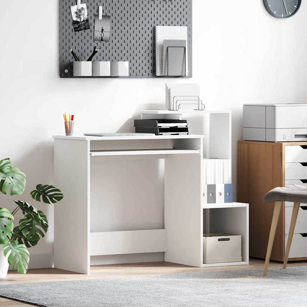 Schreibtisch Weiß 106 x 41 x 88.5 cm Holzwerkstoff