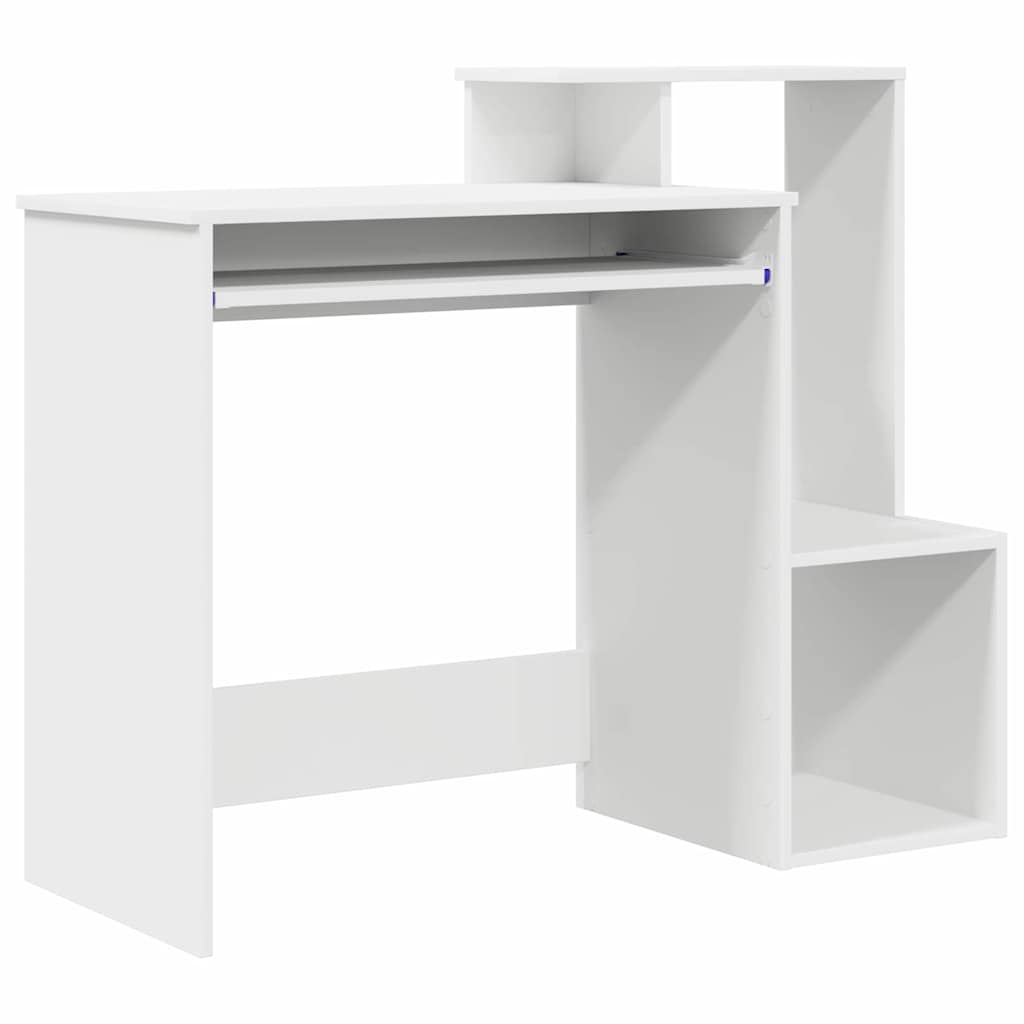 Schreibtisch Weiß 106 x 41 x 88.5 cm Holzwerkstoff