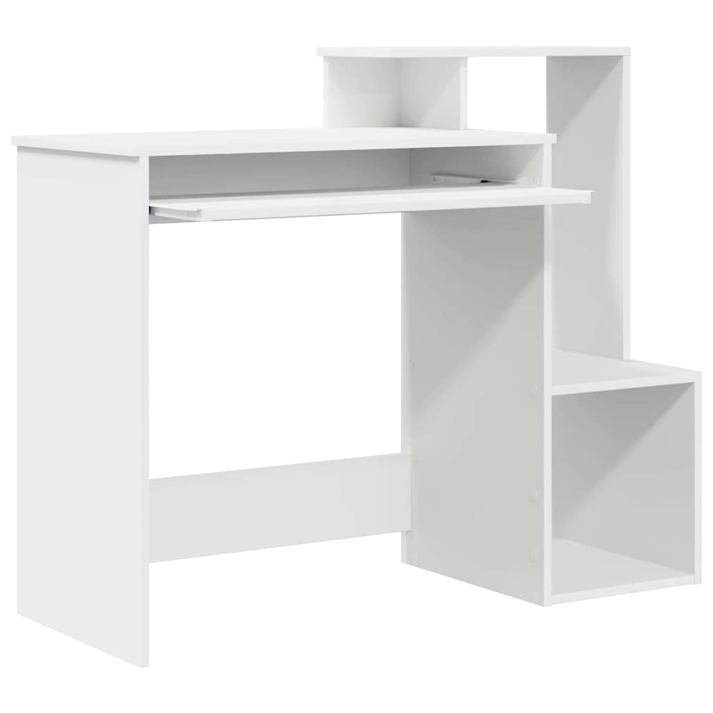 Schreibtisch Weiß 106 x 41 x 88.5 cm Holzwerkstoff