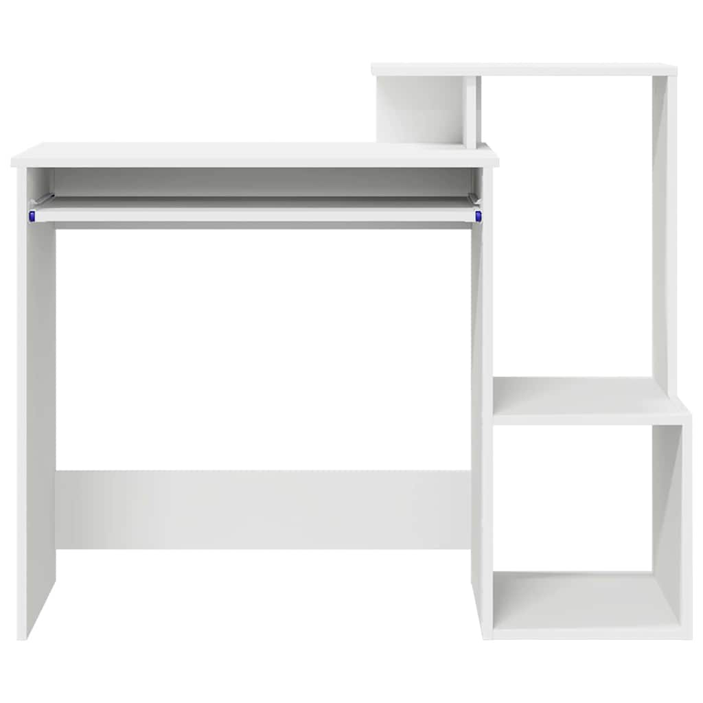 Schreibtisch Weiß 106 x 41 x 88.5 cm Holzwerkstoff