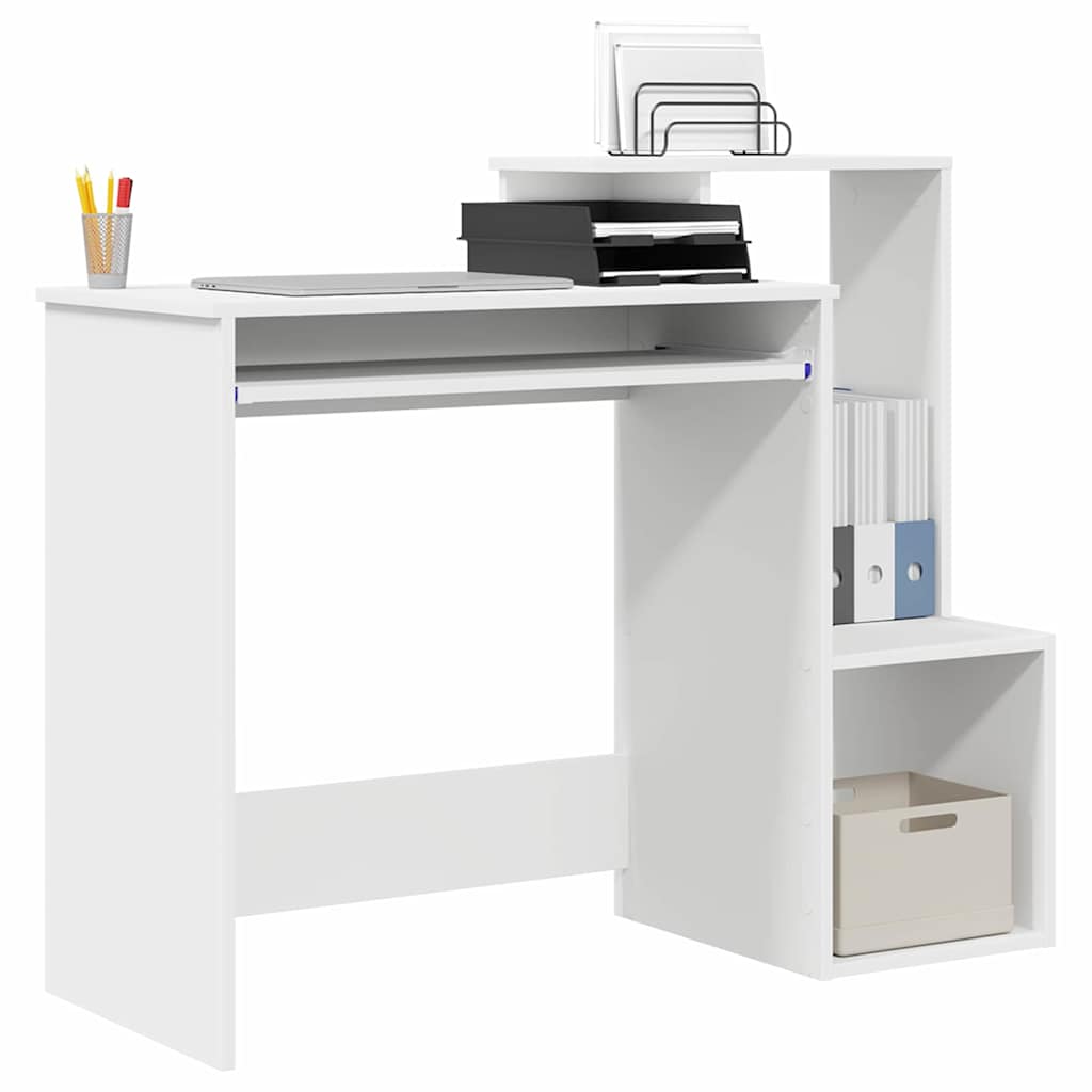 Schreibtisch Weiß 106 x 41 x 88.5 cm Holzwerkstoff