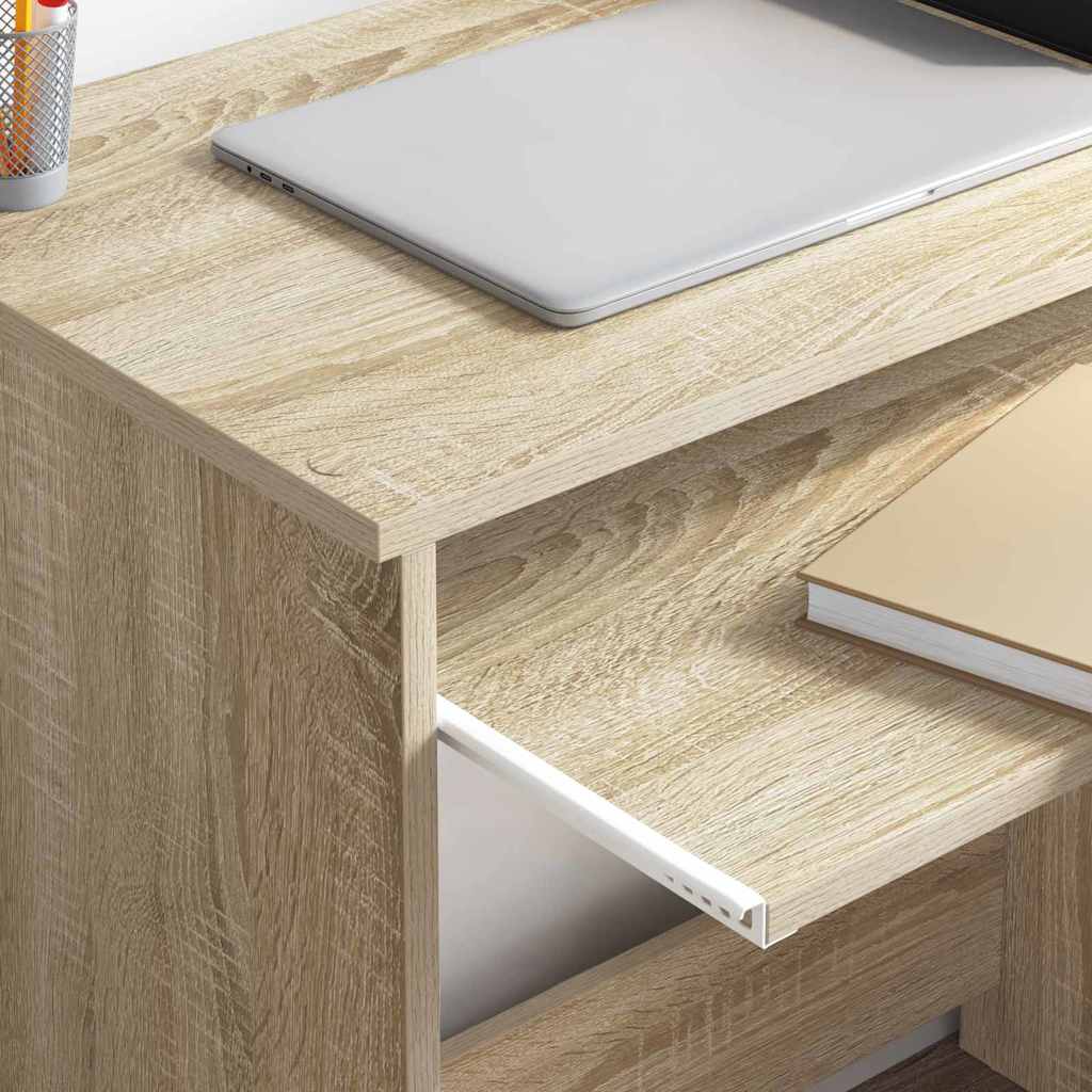 Schreibtisch Sonoma-Eiche 106 x 41 x 88.5 cm Holzwerkstoff
