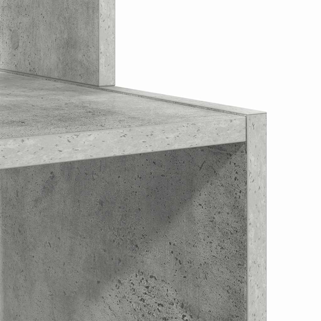 Schreibtisch Betongrau 106 x 41 x 88.5 cm Holzwerkstoff