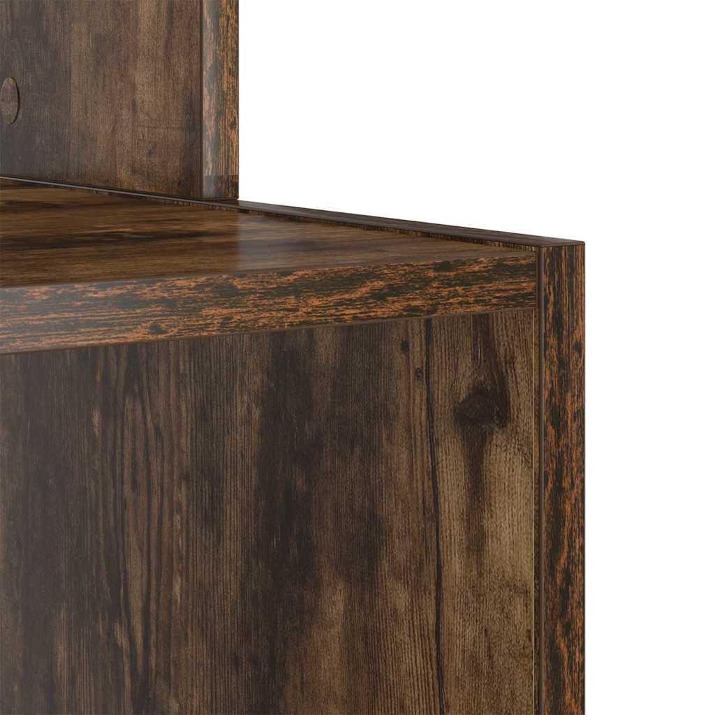 Schreibtisch Räuchereiche 106 x 41 x 88.5 cm Holzwerkstoff