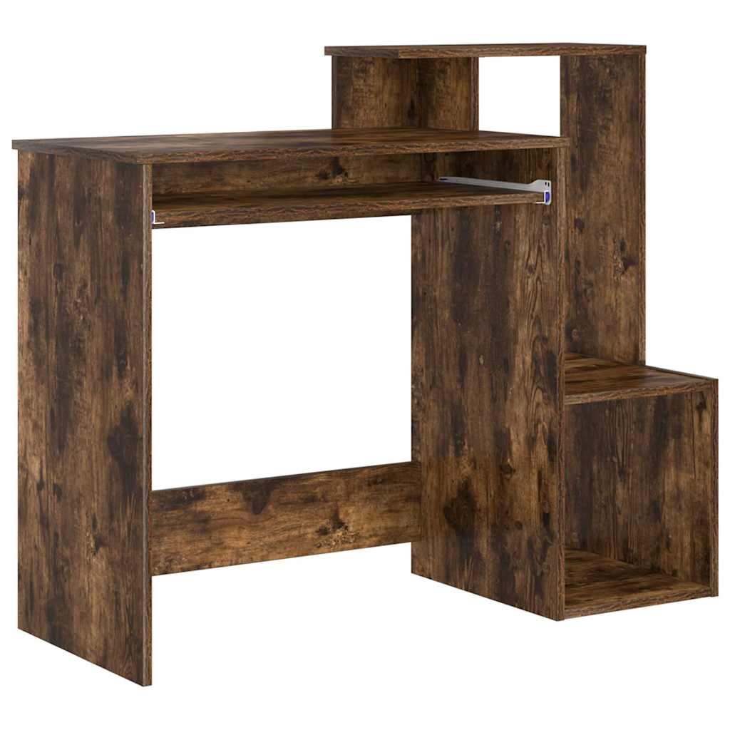 Schreibtisch Räuchereiche 106 x 41 x 88.5 cm Holzwerkstoff