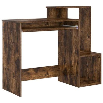 Schreibtisch Räuchereiche 106 x 41 x 88.5 cm Holzwerkstoff