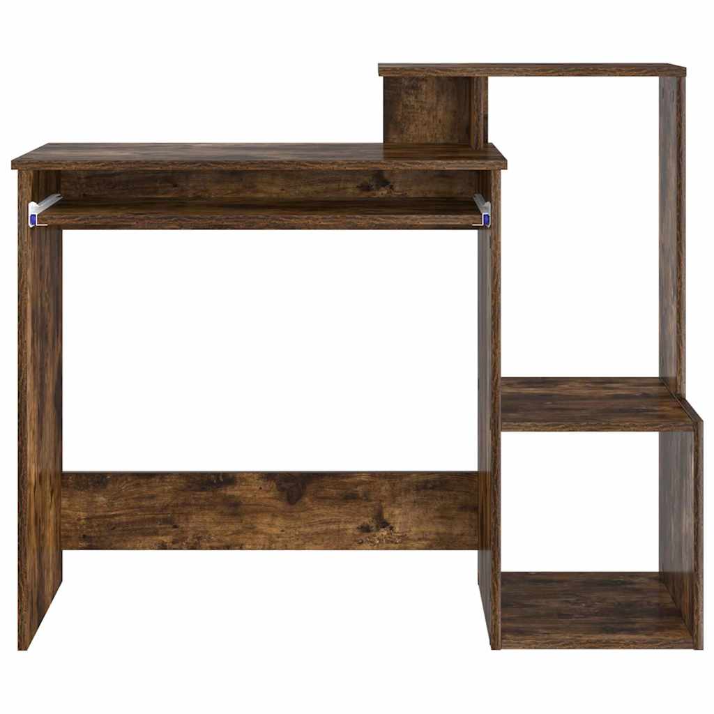 Schreibtisch Räuchereiche 106 x 41 x 88.5 cm Holzwerkstoff