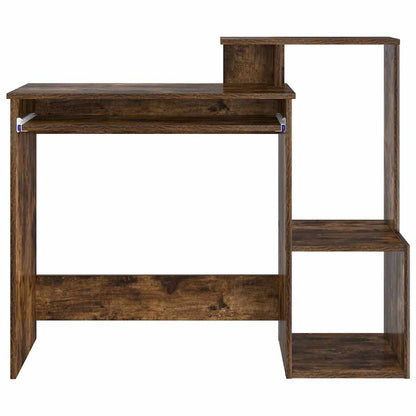 Schreibtisch Räuchereiche 106 x 41 x 88.5 cm Holzwerkstoff