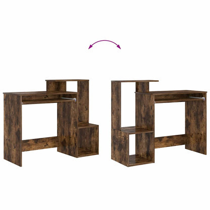 Schreibtisch Räuchereiche 106 x 41 x 88.5 cm Holzwerkstoff