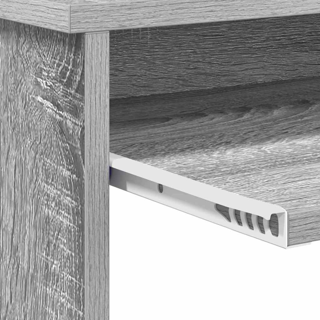 Schreibtisch Sonoma-Grau 106 x 41 x 88.5 cm Holzwerkstoff