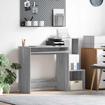 Schreibtisch Sonoma-Grau 106 x 41 x 88.5 cm Holzwerkstoff