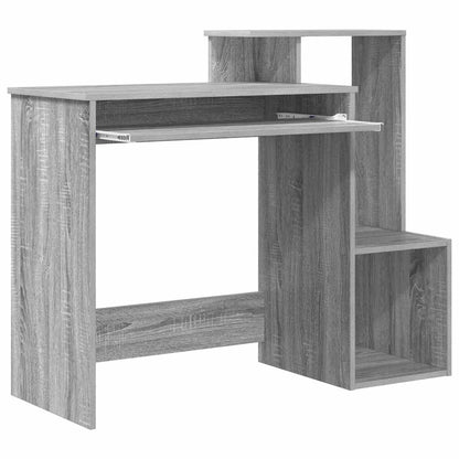 Schreibtisch Sonoma-Grau 106 x 41 x 88.5 cm Holzwerkstoff