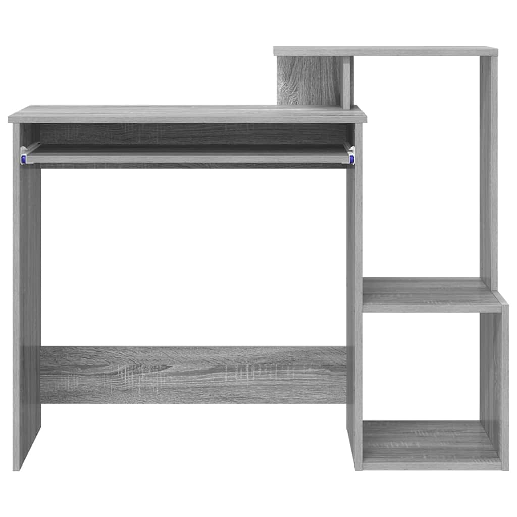 Schreibtisch Sonoma-Grau 106 x 41 x 88.5 cm Holzwerkstoff