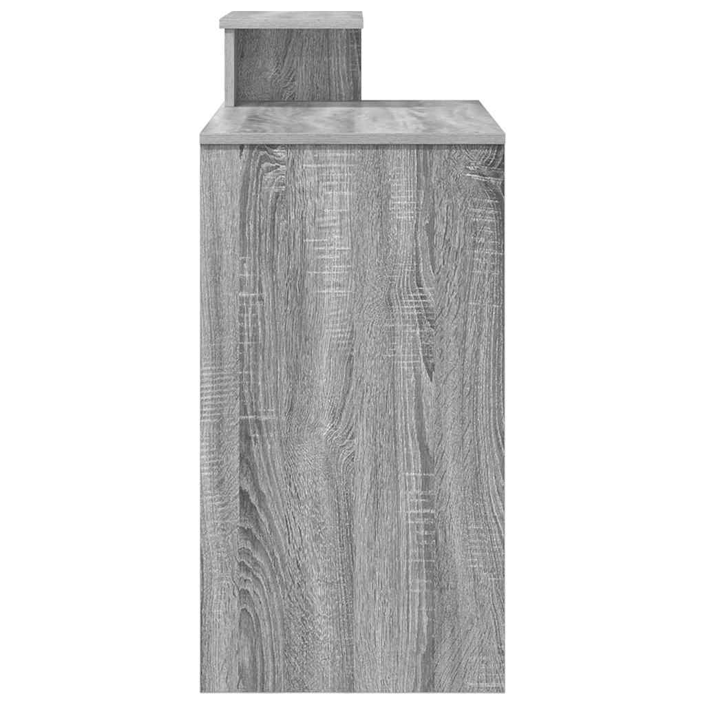 Schreibtisch Sonoma-Grau 106 x 41 x 88.5 cm Holzwerkstoff