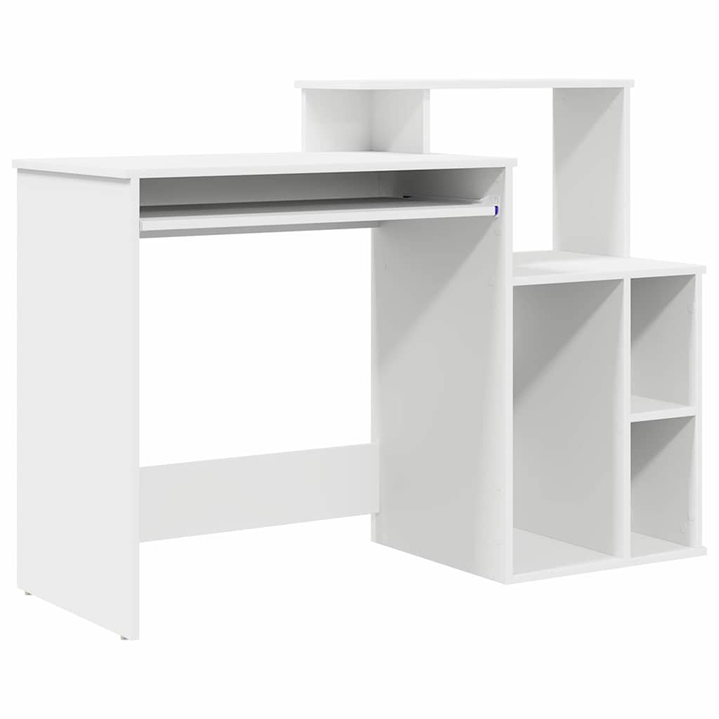 Schreibtisch Weiß 120,5 x 44 x 88,5 cm Holzwerkstoff