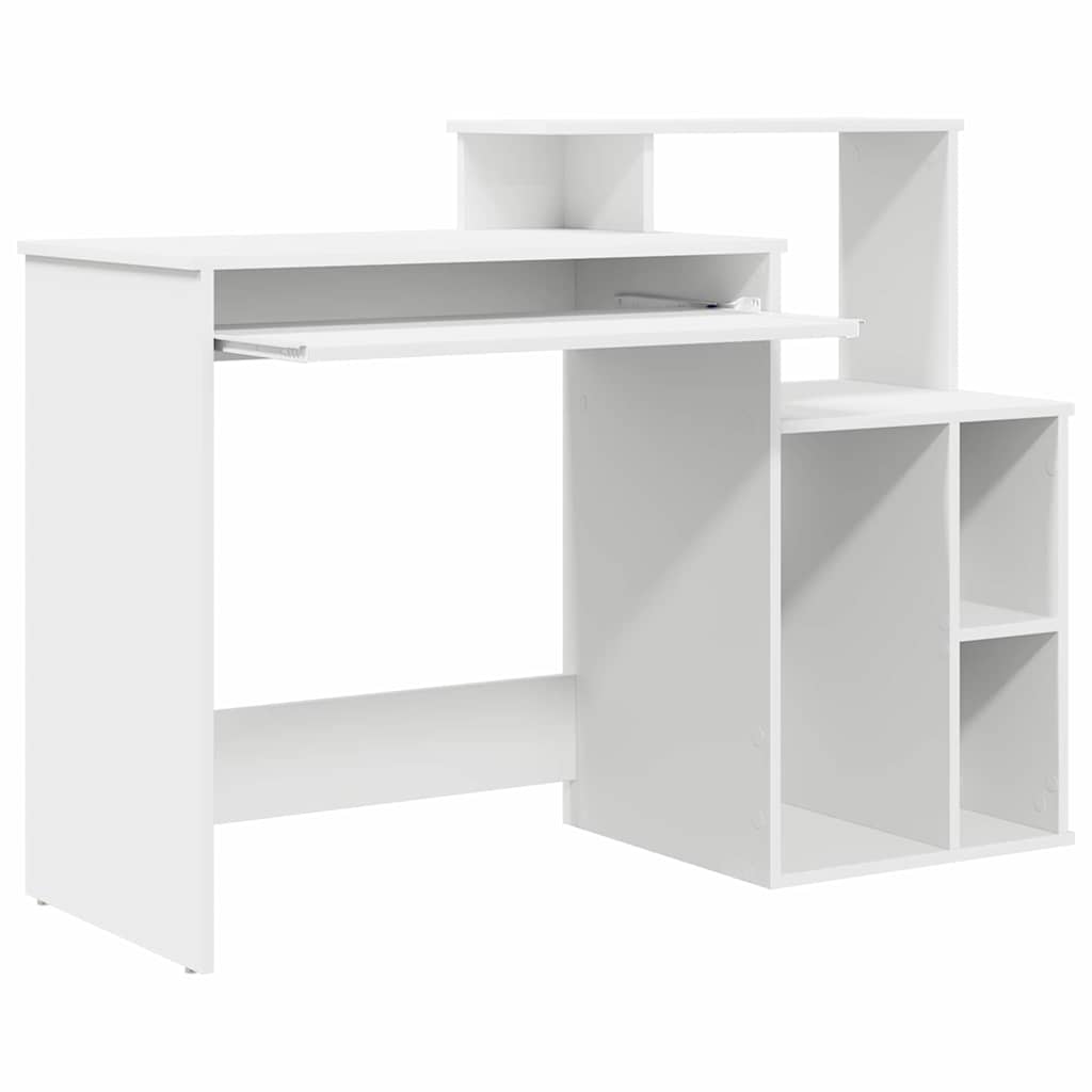 Schreibtisch Weiß 120,5 x 44 x 88,5 cm Holzwerkstoff