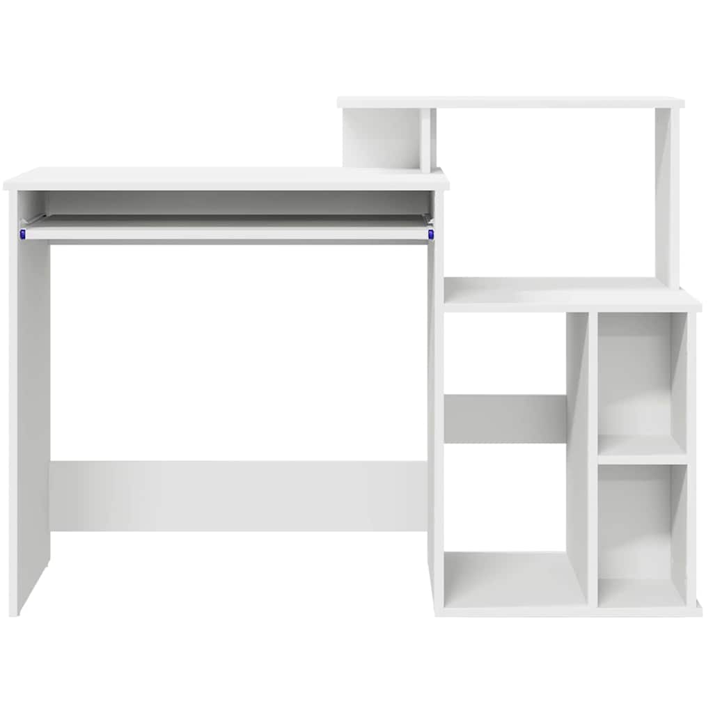 Schreibtisch Weiß 120,5 x 44 x 88,5 cm Holzwerkstoff