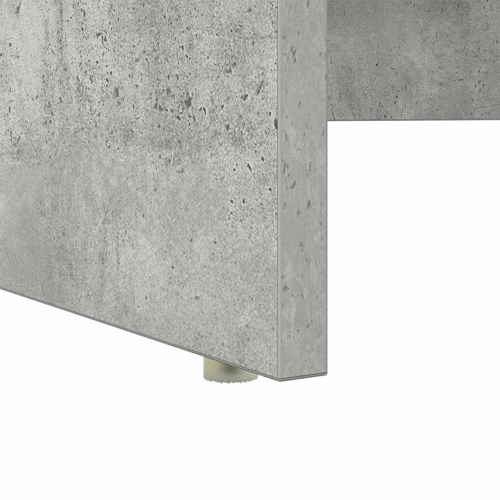 Schreibtisch Betongrau 120,5 x 44 x 88,5 cm Holzwerkstoff