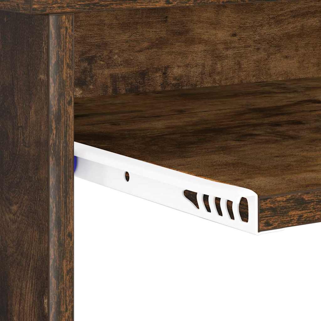 Schreibtisch Räuchereiche 120,5 x 44 x 88,5 cm Holzwerkstoff