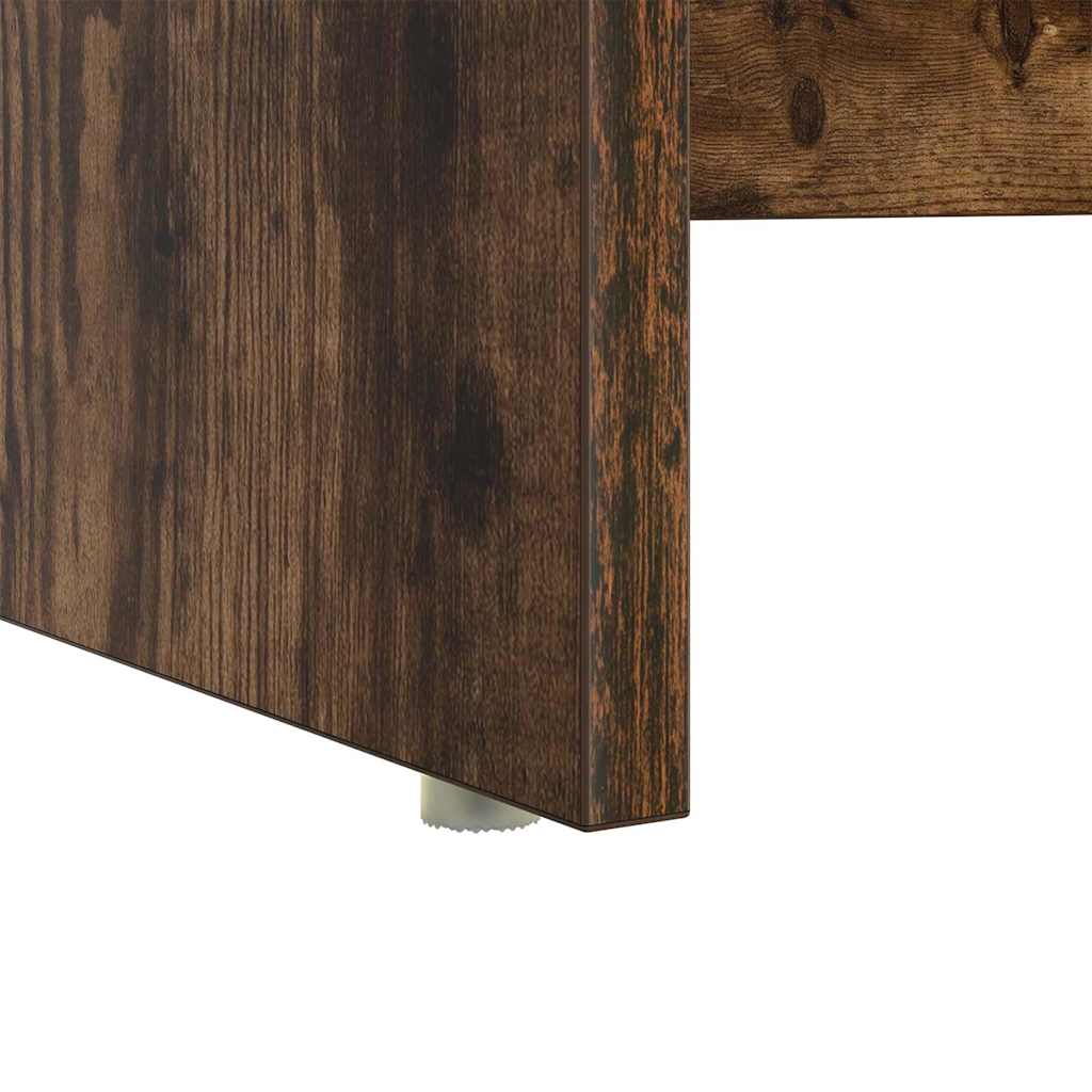 Schreibtisch Räuchereiche 120,5 x 44 x 88,5 cm Holzwerkstoff