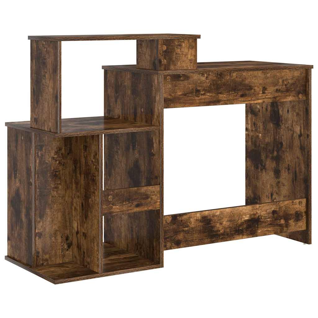 Schreibtisch Räuchereiche 120,5 x 44 x 88,5 cm Holzwerkstoff