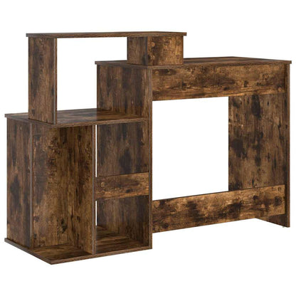 Schreibtisch Räuchereiche 120,5 x 44 x 88,5 cm Holzwerkstoff