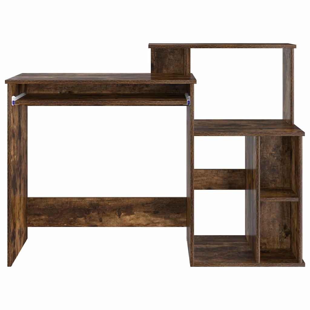 Schreibtisch Räuchereiche 120,5 x 44 x 88,5 cm Holzwerkstoff