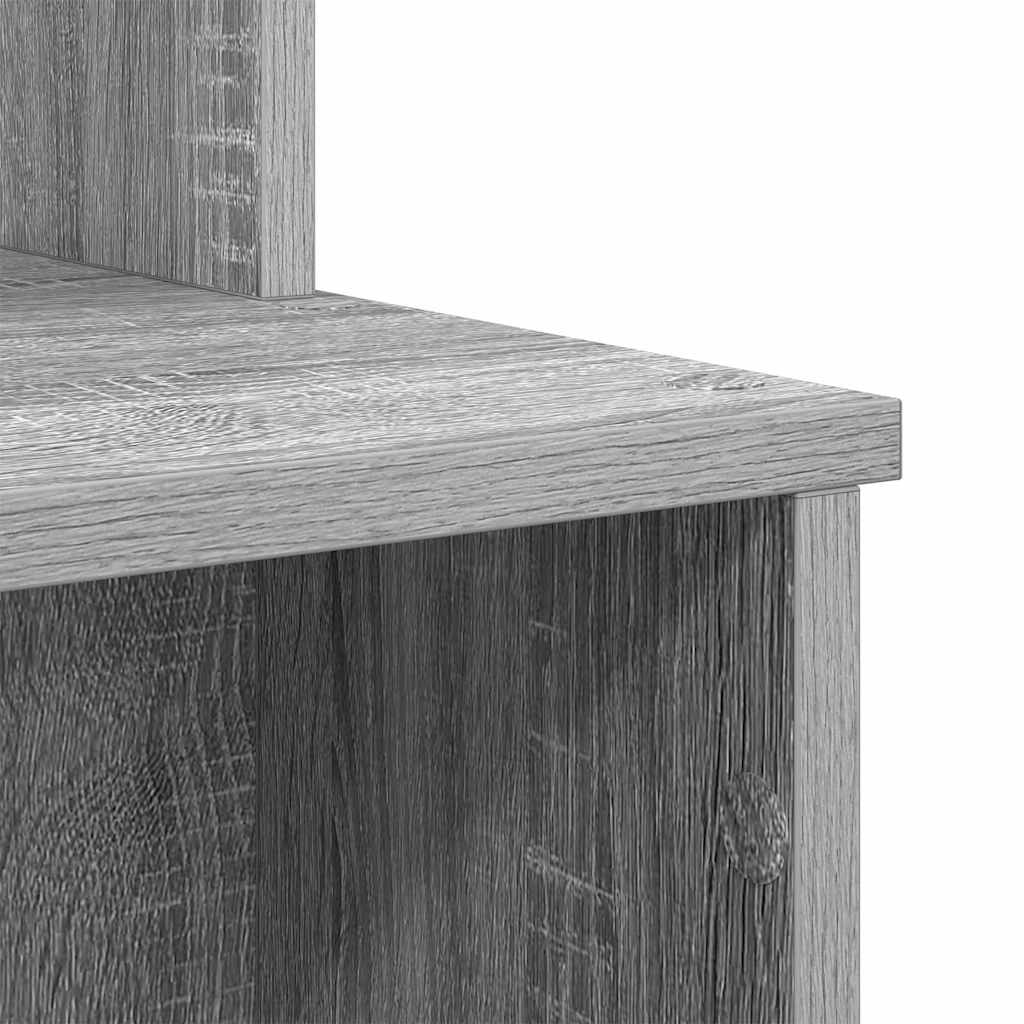 Schreibtisch Sonoma-Grau 120,5 x 44 x 88,5 cm Holzwerkstoff