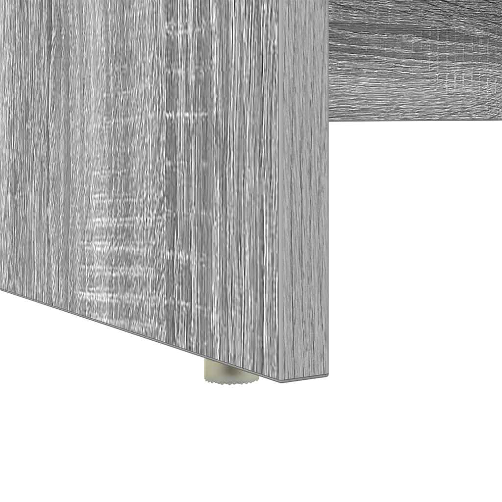 Schreibtisch Sonoma-Grau 120,5 x 44 x 88,5 cm Holzwerkstoff