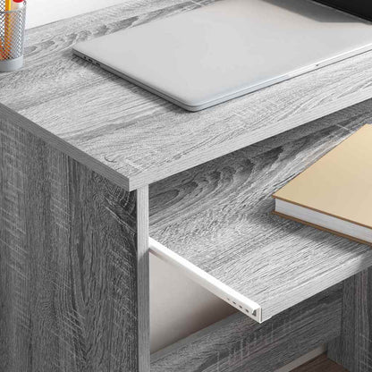 Schreibtisch Sonoma-Grau 120,5 x 44 x 88,5 cm Holzwerkstoff
