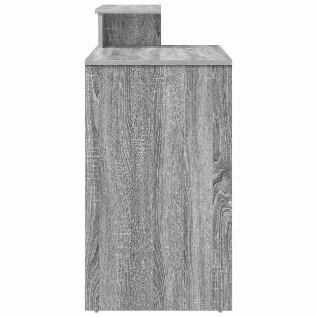 Schreibtisch Sonoma-Grau 120,5 x 44 x 88,5 cm Holzwerkstoff