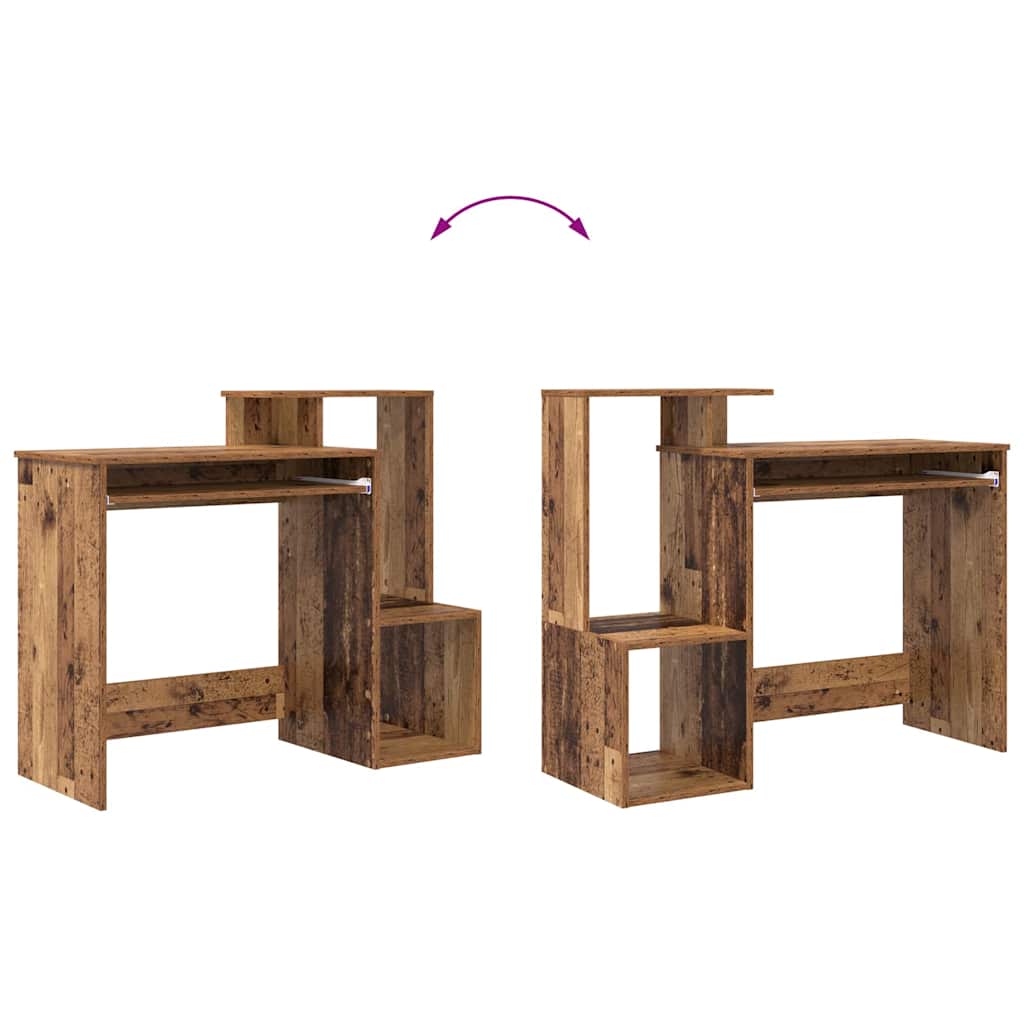 Schreibtisch Altholz 120,5 x 44 x 88,5 cm Holzwerkstoff