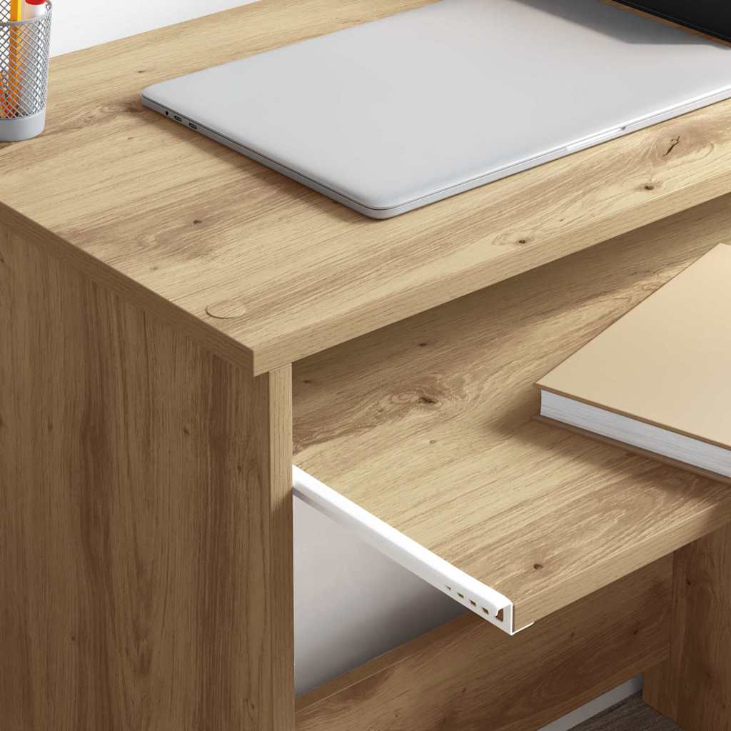 Schreibtisch Artisan-Eiche 120,5 x 44 x 88,5 cm Holzwerkstoff