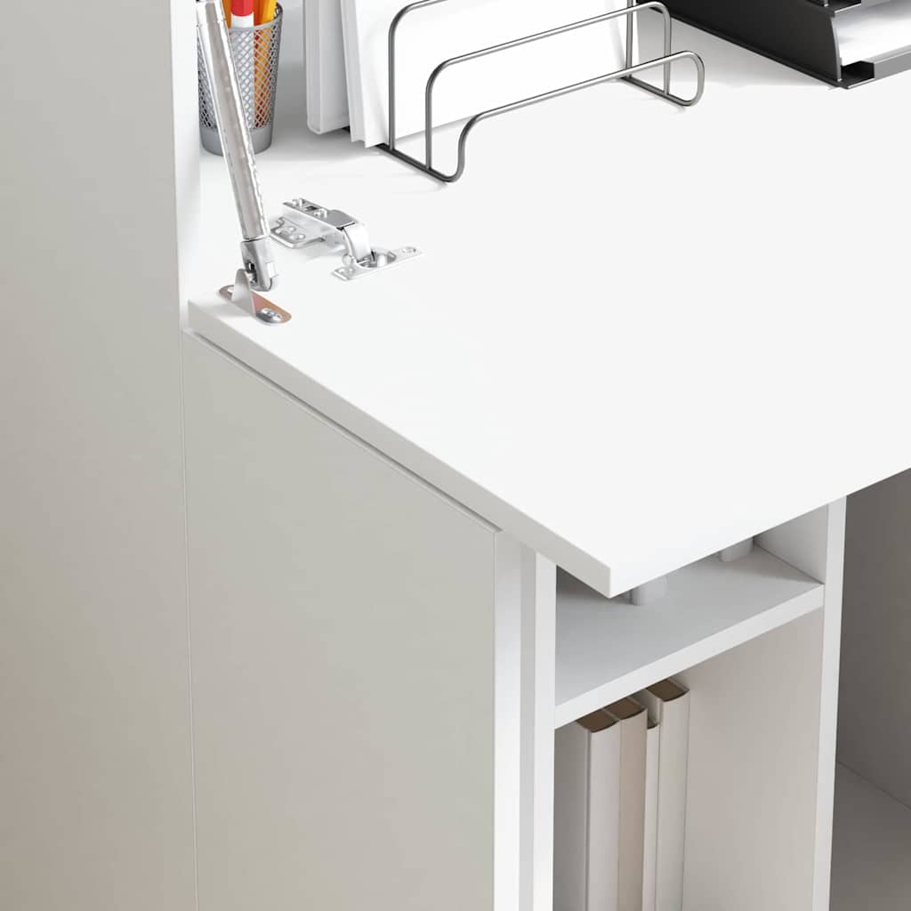 Schreibtisch Weiß 71.5 x 31.5 x 106.5 cm Holzwerkstoff