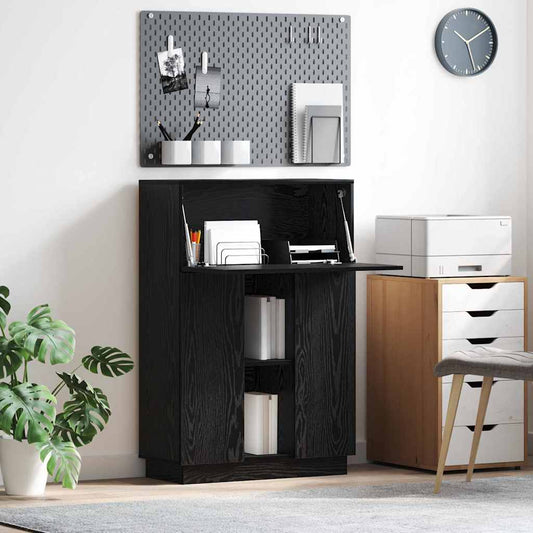 Schreibtisch mit Regal Schwarze Eiche 71,5 x 31,5 x 106,5 cm