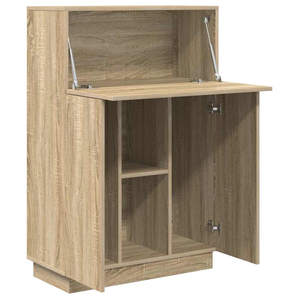 Schreibtisch Sonoma-Eiche 71.5 x 31.5 x 106.5 cm Holzwerkstoff