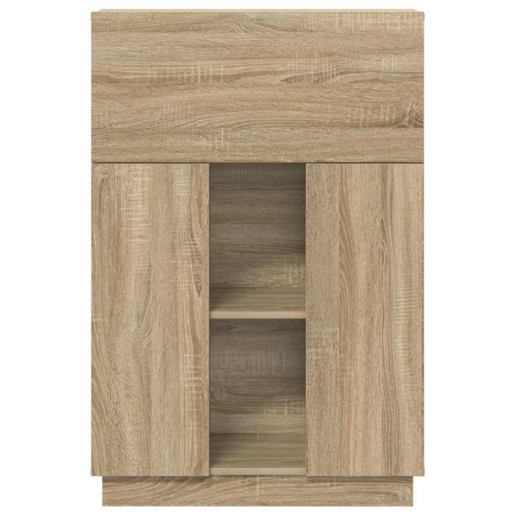 Schreibtisch Sonoma-Eiche 71.5 x 31.5 x 106.5 cm Holzwerkstoff