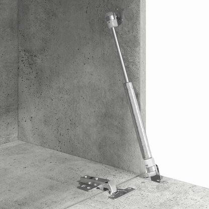 Schreibtisch Betongrau 71.5 x 31.5 x 106.5 cm Holzwerkstoff