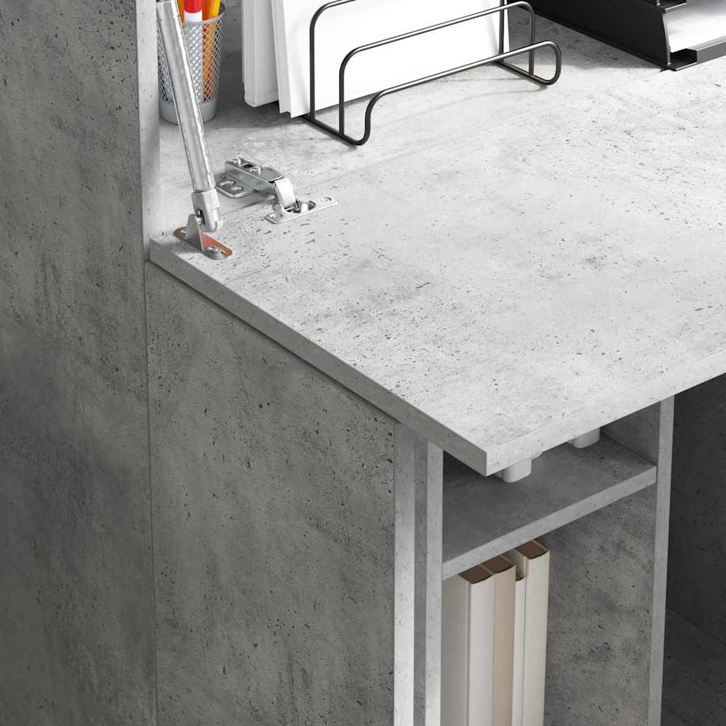 Schreibtisch Betongrau 71.5 x 31.5 x 106.5 cm Holzwerkstoff